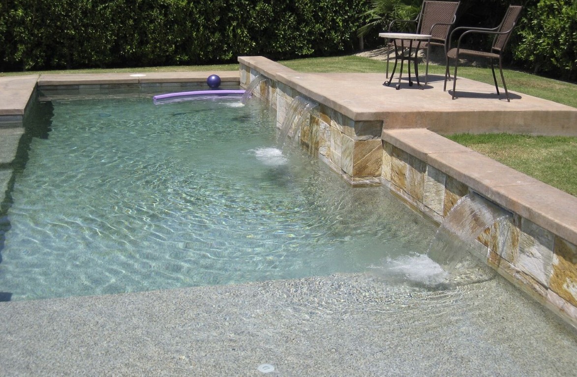 Professional pool cleaning crew working in Lancaster, CA